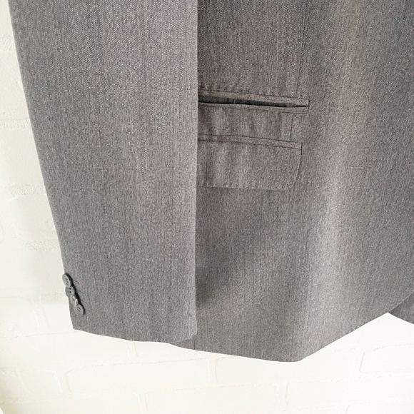 Strellson Men’s Blazer Sky-Evans Wool Business Casual Classic Light Gray Sz 54R - Picture 15 of 16